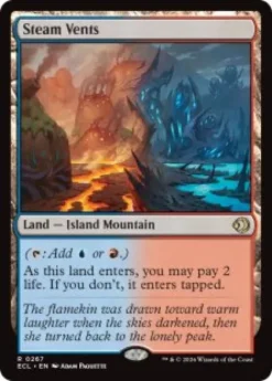 Steam Vents (foil) - Lorwyn Eclipsed