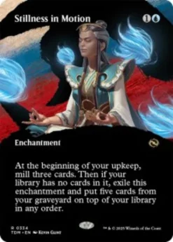 Stillness in Motion (foil) (borderless) - Tarkir: Dragonstorm Varianten