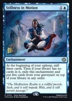 Stillness in Motion (foil) - Tarkir: Dragonstorm Prerelease Promo's