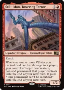 Stilt-Man, Towering Terror (surge foil) - Marvel Super Heroes Commander