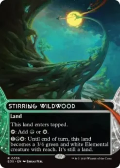 Stirring Wildwood (#39) (borderless) - Edge of Eternities Stellar Sights