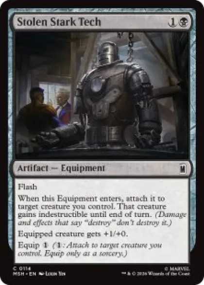 Stolen Stark Tech (foil) - Marvel Super Heroes