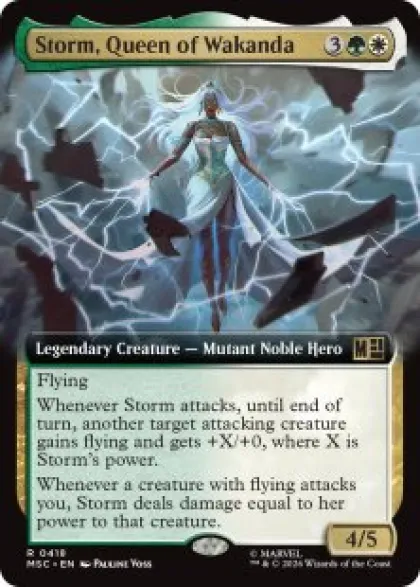Storm, Queen of Wakanda (extended art) - Marvel Super Heroes Commander Varianten