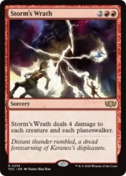 Storm's Wrath - Tarkir: Dragonstorm Commander