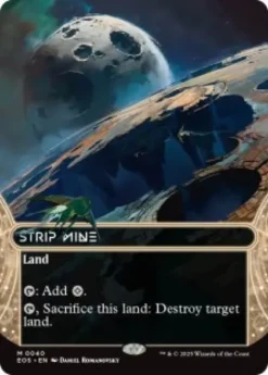 Strip Mine (#40) (foil) (borderless) - Edge of Eternities Stellar Sights