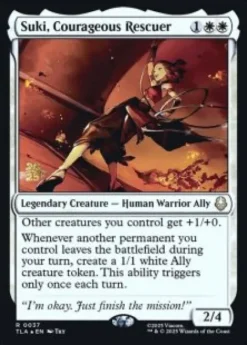 Suki, Courageous Rescuer (foil) - Avatar: The Last Airbender Prerelease Promo's
