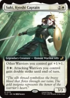 Suki, Kyoshi Captain (foil) (extended art) - Avatar: The Last Airbender Eternal Varianten