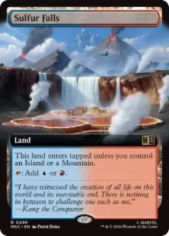 Sulfur Falls (extended art) - Marvel Super Heroes Commander Varianten