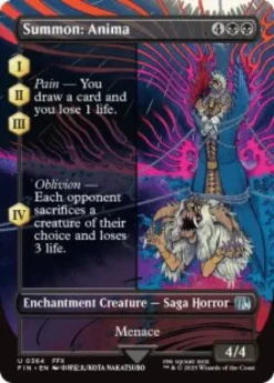Summon: Anima (foil) (borderless) - Final Fantasy Varianten