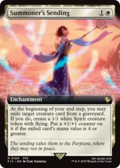 Summoner's Sending (extended art) - Final Fantasy Commander Varianten