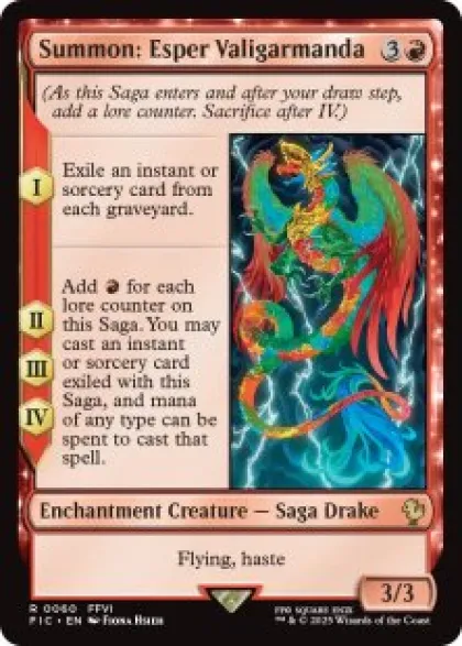 Summon: Esper Valigarmanda - Final Fantasy Commander