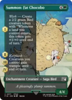 Summon: Fat Chocobo (borderless) - Final Fantasy Varianten