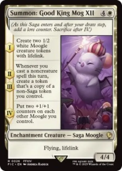 Summon: Good King Mog XII - Final Fantasy Commander