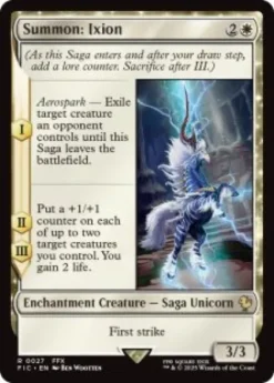 Summon: Ixion (surge foil) - Final Fantasy Commander