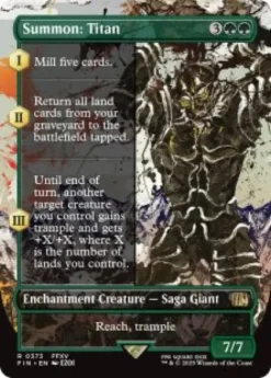 Summon: Titan (borderless) - Final Fantasy Varianten