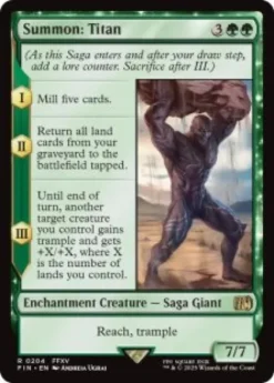 Summon: Titan (foil) - Final Fantasy