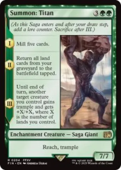 Summon: Titan (foil) - Final Fantasy