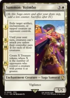 Summon: Yojimbo (surge foil) - Final Fantasy Commander