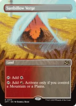 Sunbillow Verge (#373) (borderless) - Aetherdrift Varianten