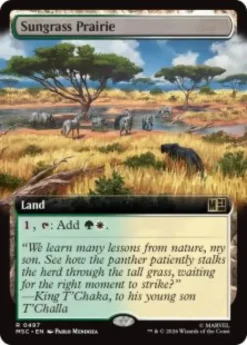 Sungrass Prairie (extended art) - Marvel Super Heroes Commander Varianten