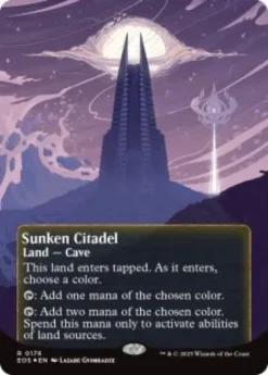 Sunken Citadel (#176) (galaxy foil) (borderless) - Edge of Eternities Stellar Sights