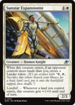 Sunstar Expansionist (foil) - Edge of Eternities