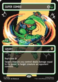 Super Combo (#95) (surge foil) (borderless) - Teenage Mutant Ninja Turtles Eternal-Legal Varianten