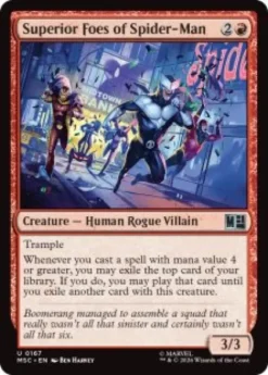 Superior Foes of Spider-Man (surge foil) - Marvel Super Heroes Commander