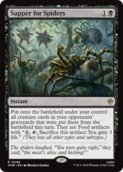 Supper for Spiders (foil) - The Hobbit