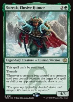 Surrak, Elusive Hunter (foil) - Tarkir: Dragonstorm Planeswalker Stamped