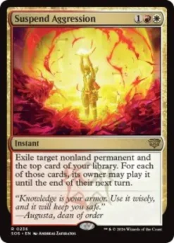 Suspend Aggression (foil) - Secrets of Strixhaven