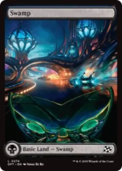 Swamp (#274) (foil) (full art) - Aetherdrift
