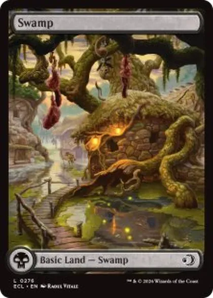 Swamp (#276) (foil) (full art) - Lorwyn Eclipsed