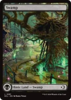Swamp (#281) (foil) (full art) - Lorwyn Eclipsed