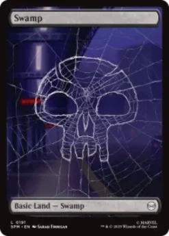 Swamp (#191) (foil) (full art) - Marvel's Spider-Man