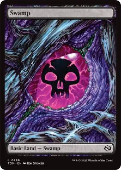 Swamp (#289) (foil) (full art) - Tarkir: Dragonstorm