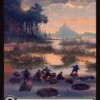 Swamp (#196) (foil) (full art) - The Hobbit