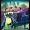Swamp (#307) (surge foil) (full art) - Teenage Mutant Ninja Turtles