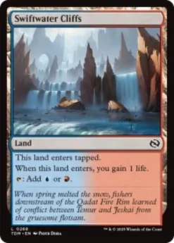 Swiftwater Cliffs (foil) - Tarkir: Dragonstorm