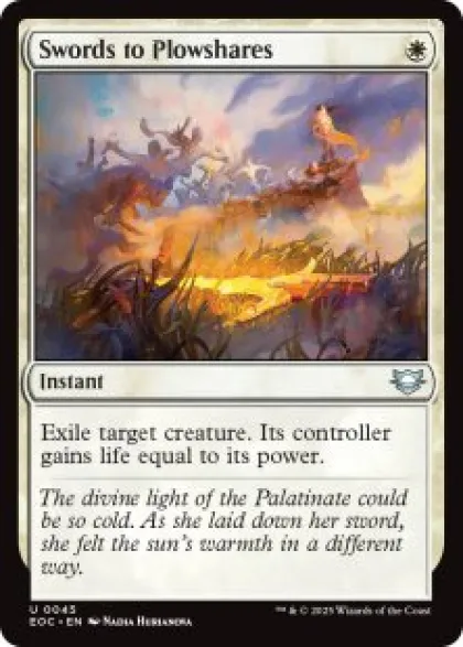 Swords to Plowshares - Edge of Eternities Commander