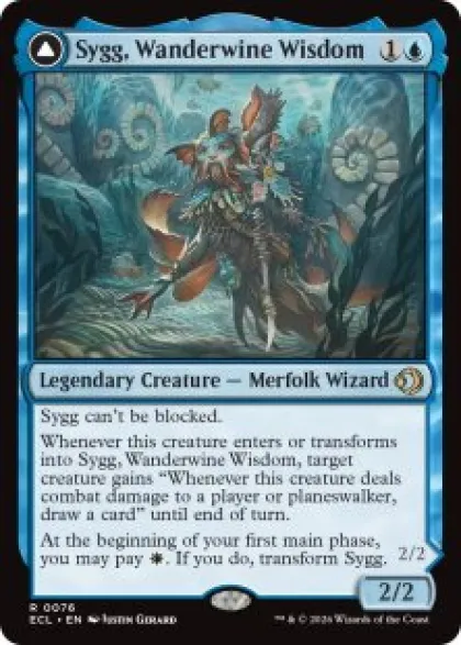 Sygg, Wanderwine Wisdom (foil) - Lorwyn Eclipsed