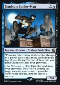 Symbiote Spider-Man (foil) - Marvel's Spider-Man Prerelease Promo's