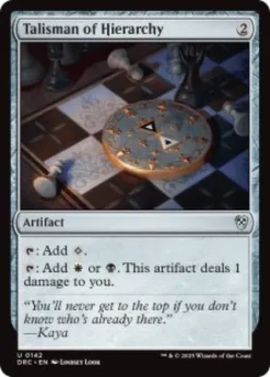 Talisman of Hierarchy - Aetherdrift Commander