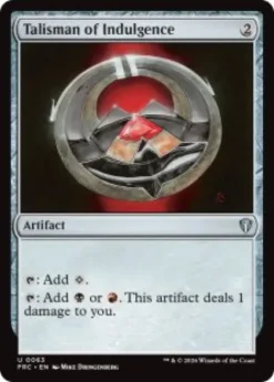 Talisman of Indulgence - Reality Fracture Commander