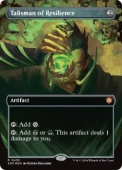 Talisman of Resilience (foil) (borderless) - Secrets of Strixhaven Commander Varianten