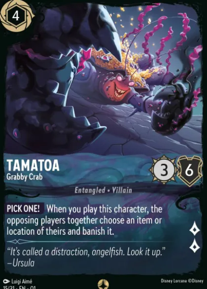 Tamatoa, Grabby Crab - Illumineer's Quest: Deep Trouble