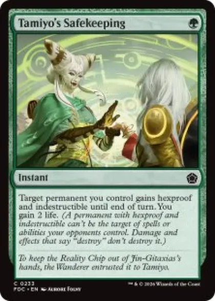 Tamiyo's Safekeeping - Foundations Commander Decks