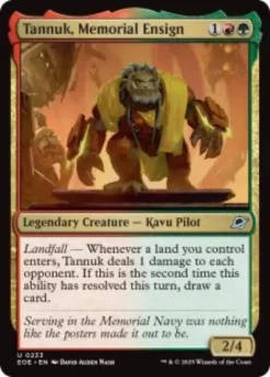 Tannuk, Memorial Ensign (foil) - Edge of Eternities
