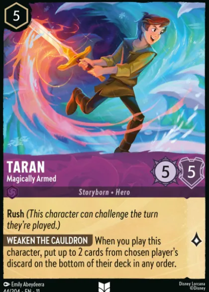 Taran, Magically Armed (foil) - Winterspell