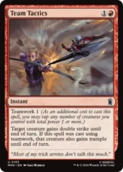 Team Tactics (foil) - Marvel Super Heroes